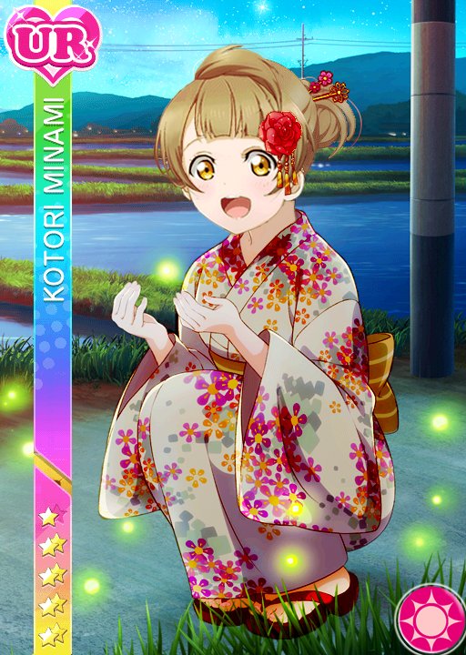 Kotobirb On Twitter Decided I Would Turn The Ssr Yukata Riko To A Ur