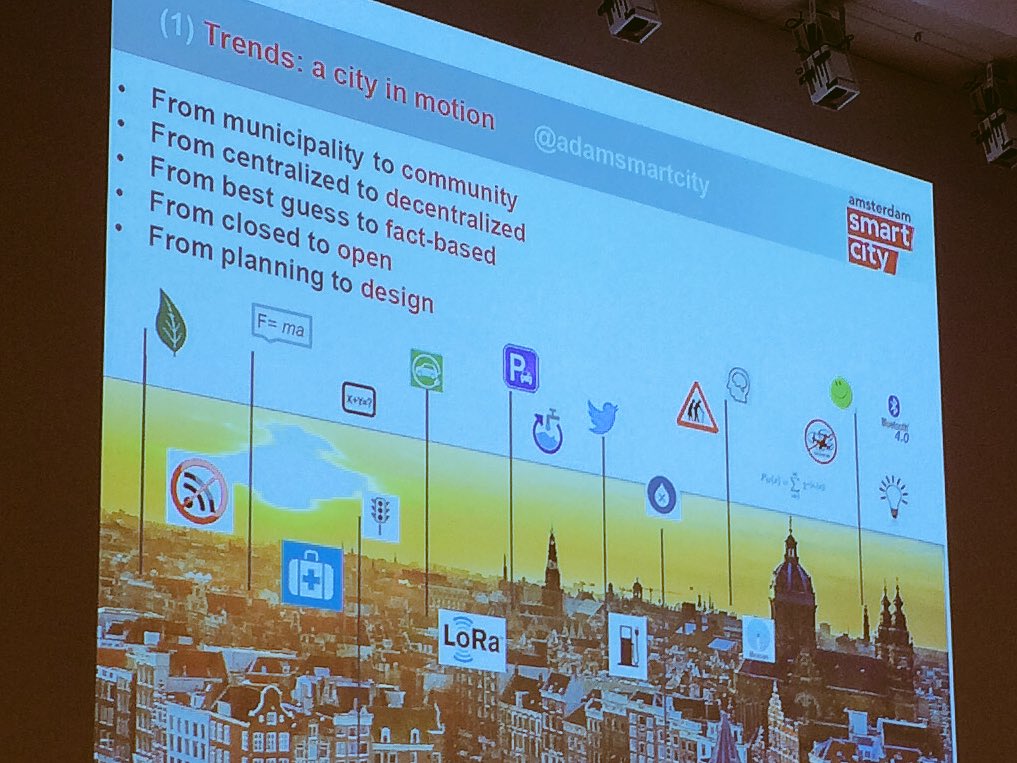 smallworld68's tweet photo. @RogierHavelaar: "if technologie is the answer what was the origin question?" from #municipality to #community @adamsmartcity #sct16 https://t.co/2Gu3mQT3Op