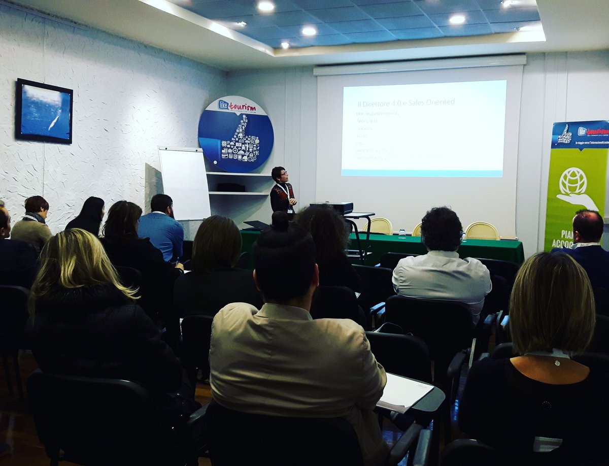 Barbara Pardini: il direttore d'albergo 4.0 deve essere un ottimo comunicatore e sempre Sales Oriented #liketourism2016