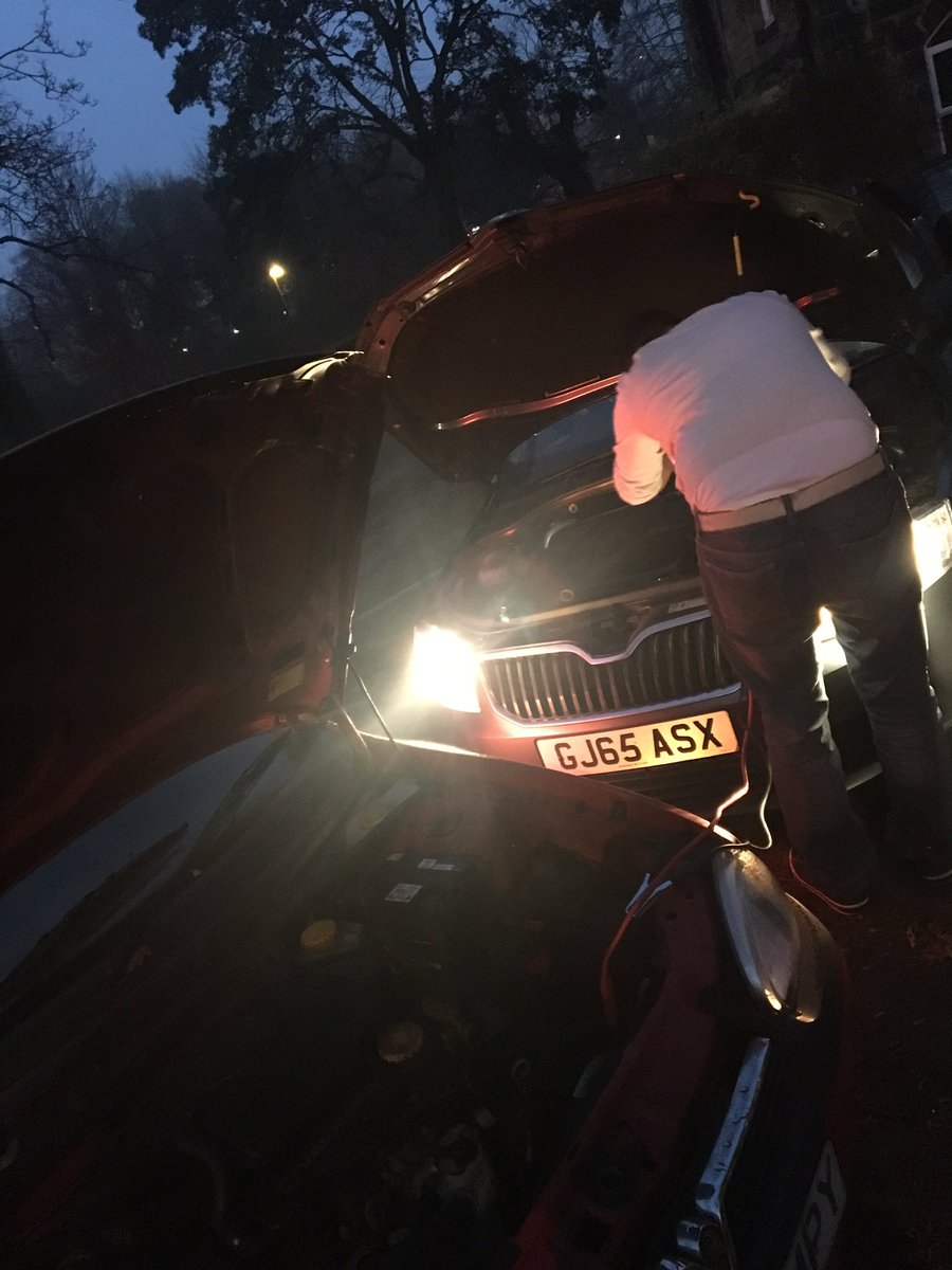 Mohammed the best #uberdriver ever! He turned around an awful day by taking us around Leeds to find jump leads &amp; started our car <a href="/Uber/">Uber</a>