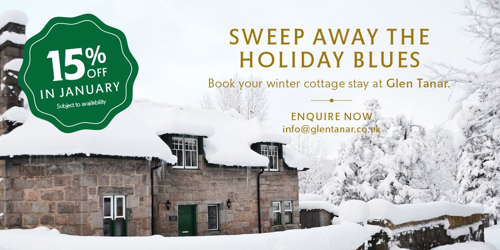 Glen_Tanar's tweet photo. Sweep away those post #holiday blues with a stay in one of our #gorgeous #cottages info@glentanar.co.uk https://t.co/sDipAARteb