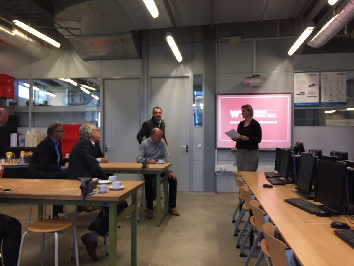 College #woerden op #okw nominatie bezoek bij #wtt.
