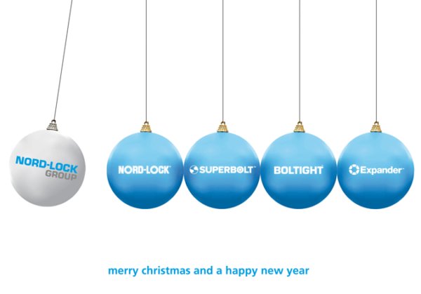 NordLockGroup's tweet photo. As the holiday season is upon us, the Nord-Lock Group wishes everyone Merry Christmas and a Happy New Year! Thank you for being with us. https://t.co/5YXklbx36b