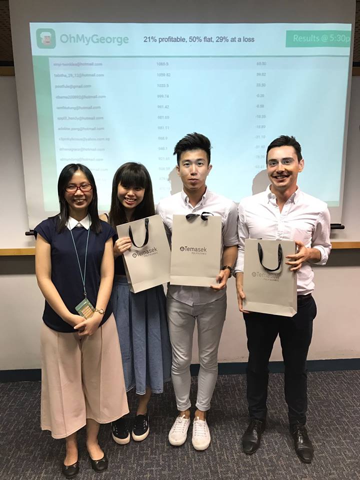 TPBizSchool's tweet photo. Thank you for joining us at OhMyGeorge Forex Trading Event. OhMyGeorge is a forex and stock trading game. #tpbit #FINTECH https://t.co/IiRLq9BMYV