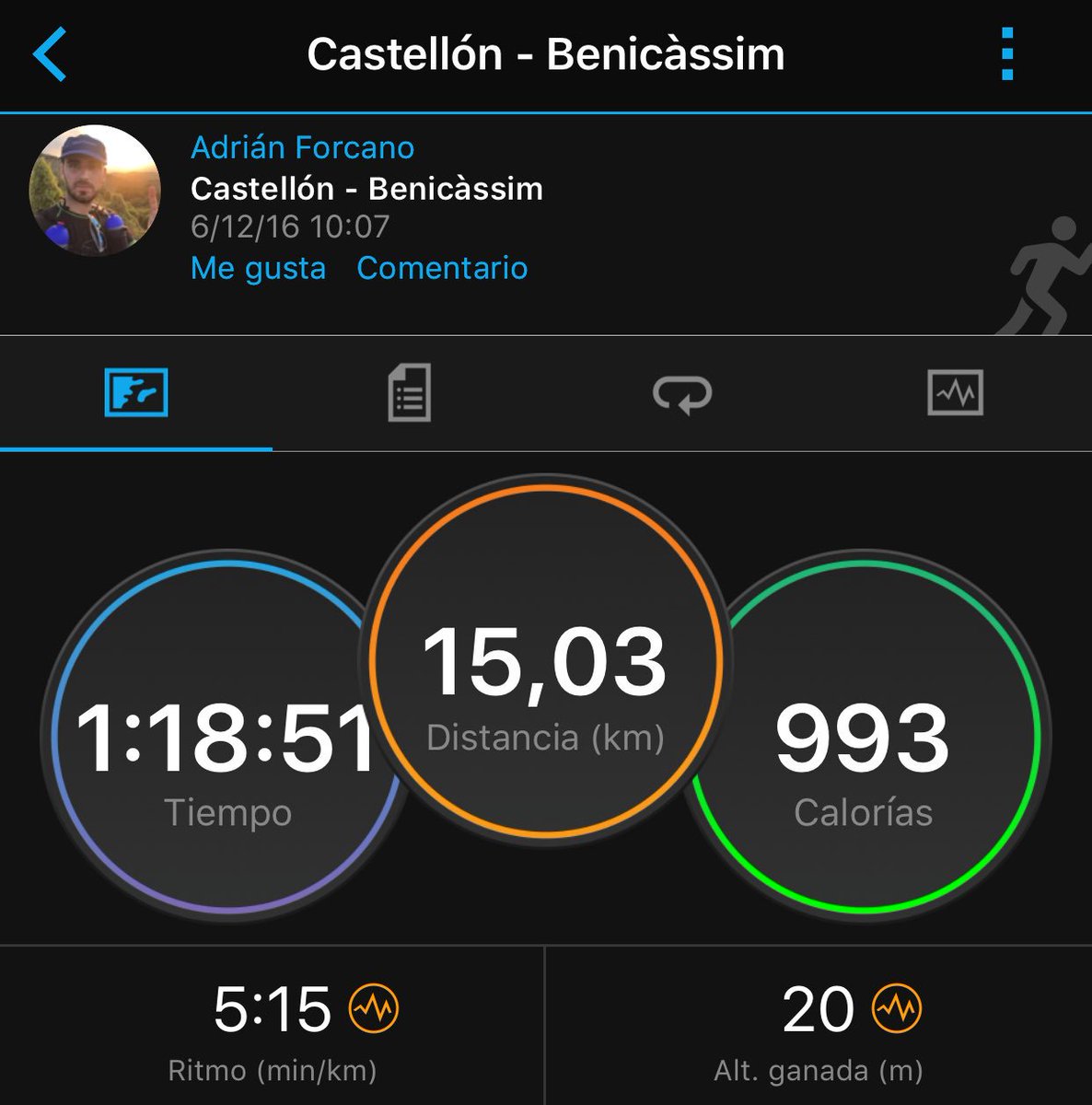 adrianforcano's tweet photo. ¡Otro más! 👌🏻 15K a 5:15 min/km. Siempre con #Longovit de @Nutrinovex https://t.co/h7DwCRUtKS