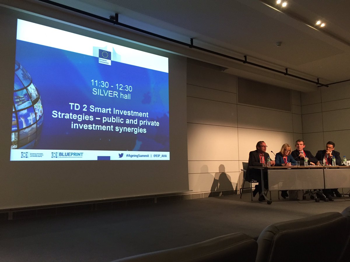 ValentinaTageo's tweet photo. #AgeingSummit #silverhall thematic debate on smart investment strategies: what right incentives to stimulate change? https://t.co/6NrvDh67d2