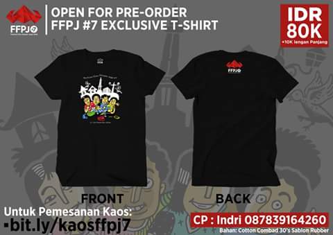 FFPJogja's tweet photo. Yuk temans, dukung #FFPJ2016 dengan beli kaosnya yg keren di sini! :) --> https://t.co/gsM8MJFA7h cc @filmpelajar https://t.co/ZQHJkpxxLm