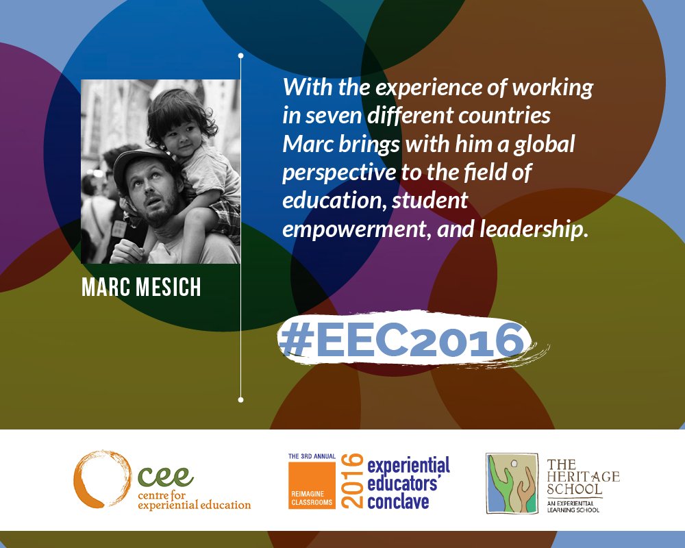 heritage_ggn's tweet photo. Meet @MarcMesich, workshop facilitator and speaker at the Experiential Educators' Conclave. #EEC2016 https://t.co/Nzs6JgEg3p