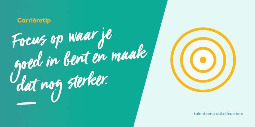 Denk niet teveel aan wat je niet kunt #alwayslookonthebrightside🌞#dinsdagtip #carriere #partnervandetoekomst
