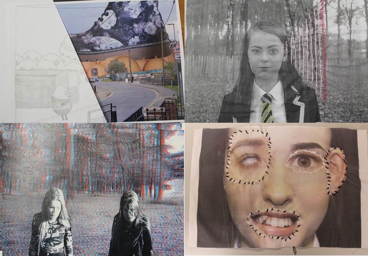 misshunterart's tweet photo. Some very 'order'ly and 'disorder'ly responses to their GCSE mock title: order and disorder. Cannot wait to see the developments from these. https://t.co/99IsFjt1b0