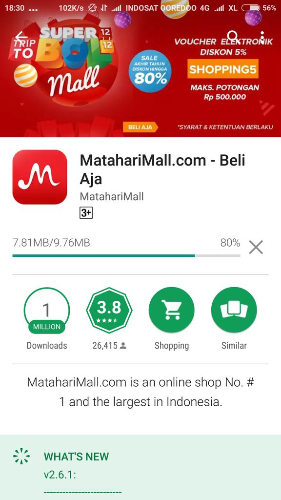 fajarsan90's tweet photo. @MatahariMallCom aplikasiinya yg mana ya? Mataharimall atau matahari app? https://t.co/aZG8jIDql7