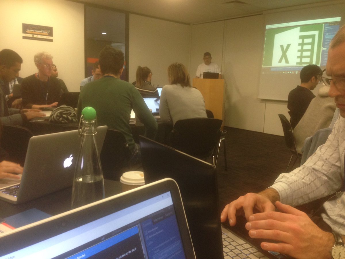 MrsSpreadsheet's tweet photo. Very insightful intro to#powerpivot from #danyhoter from #excel dev team. AMAZING! 😮😮 #modeloff #modeloff2016 #msexcel https://t.co/httLstNnY1