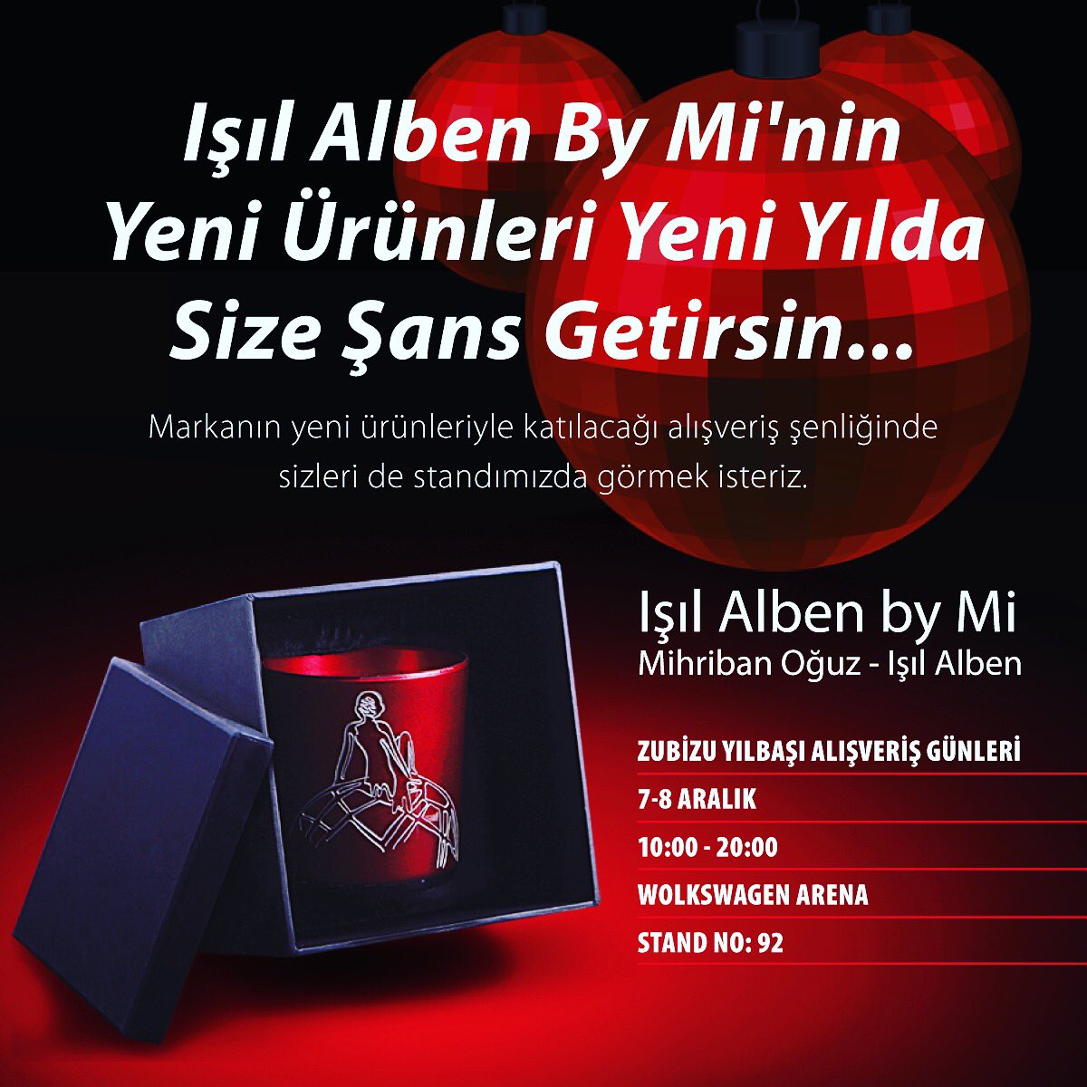 IsilalbenbyMi's tweet photo. DAVETLİSİNİZ! 2 gün sürecek bu harika yılbaşı alışveriş şenliğinde sizleri de görmek isteriz 🎄🍀🎄#zubizualışverişşenliği #yeniyıl #hediye https://t.co/z58CNljzMN