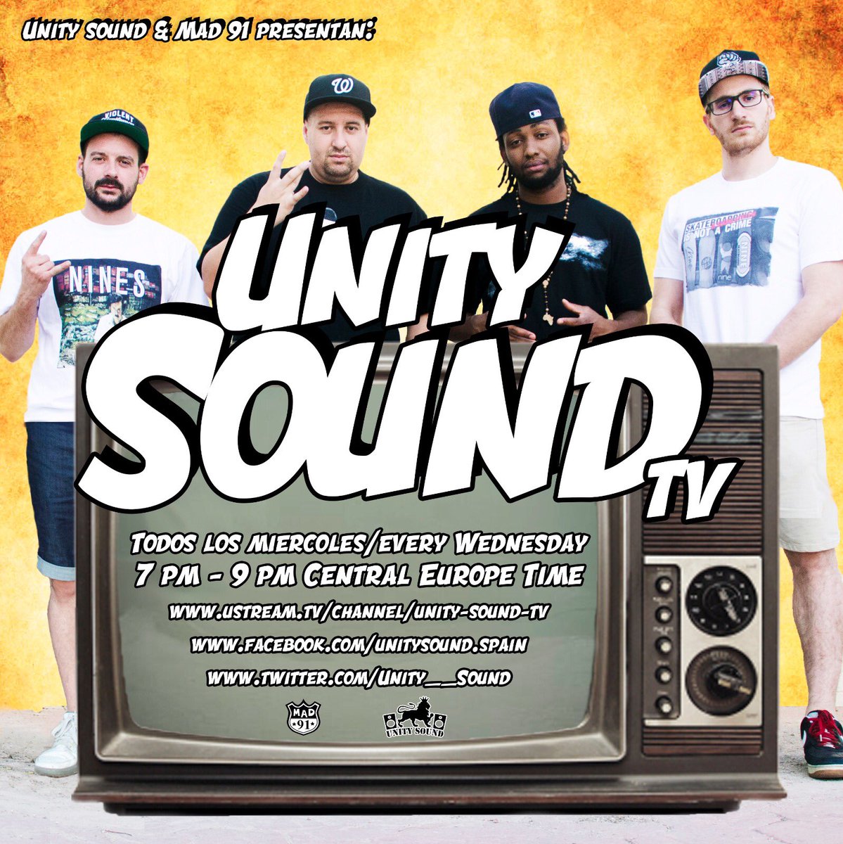 Unity__Sound's tweet photo. Nos vemos mañana en #UnitySoundTv!!! #Reggae &amp; #Dancehall we seh! https://t.co/dty0uX9oaM