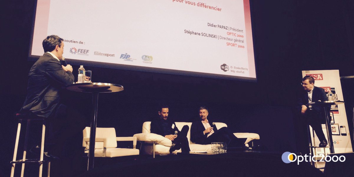 optic2000's tweet photo. "Un réseau de proximité, proche de ses consommateurs" @didierpapaz #Sport2000 #nonalimlsa #RencontresLSA https://t.co/8qtseehvBy