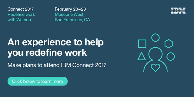 dhkamien's tweet photo. Join me in San Francisco to see how Cognitive Solutions make work smarter! #IBMConnect #WatsonWork https://t.co/rCVAvb53xb https://t.co/HMuNQmKes3