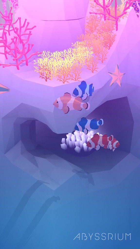 buddykai's tweet photo. My Percula Clownfish:) 
#abyssrium
Download: https://t.co/JPUNMGcR6u https://t.co/63ZXMAcXAY