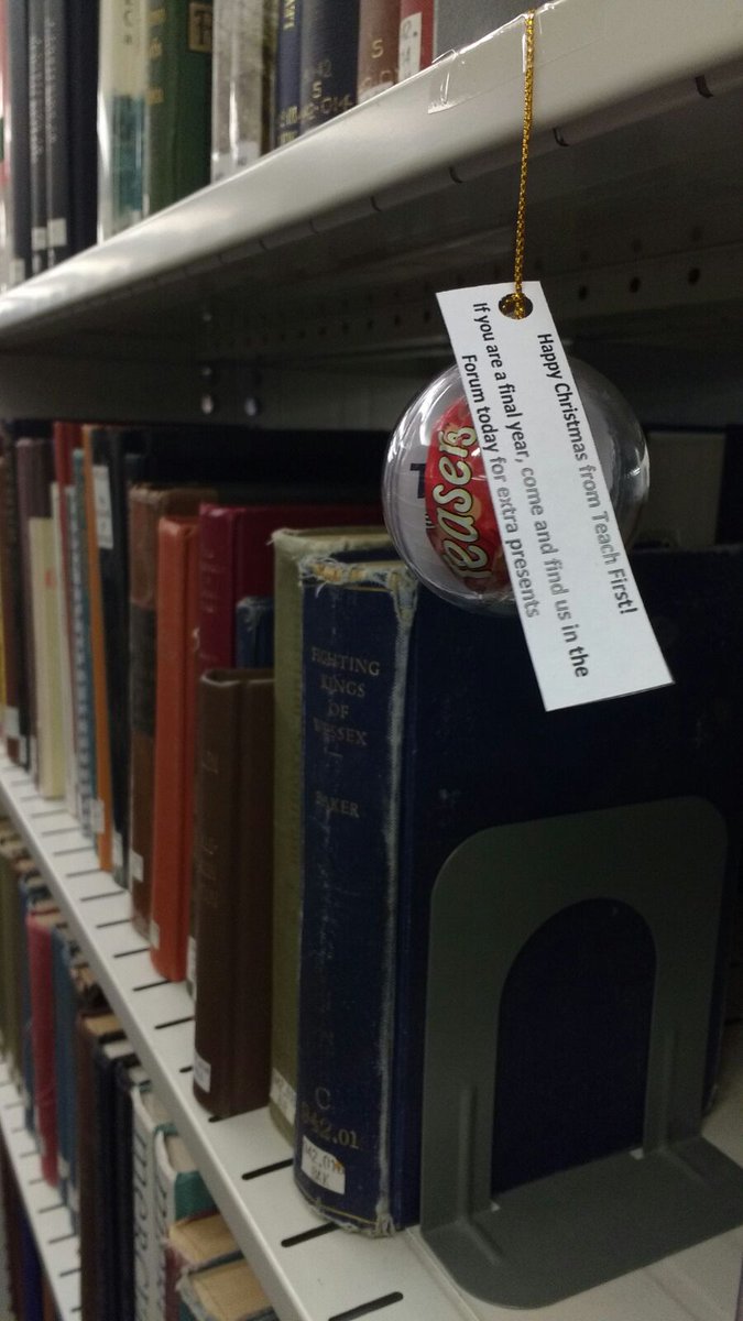 JoeGreenman's tweet photo. Teach first have hidden little deadline pick-me-ups around the library and the forum! Come and find us in the forum for more info :) https://t.co/RdECmiNEXS