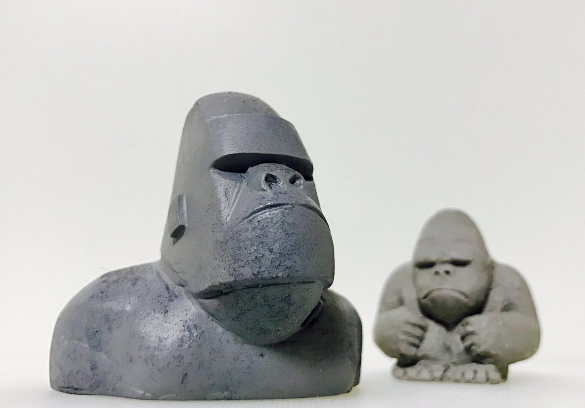 モアイゴリラ2つじゃなくてもなんとなくエモーショナルな感じになる 