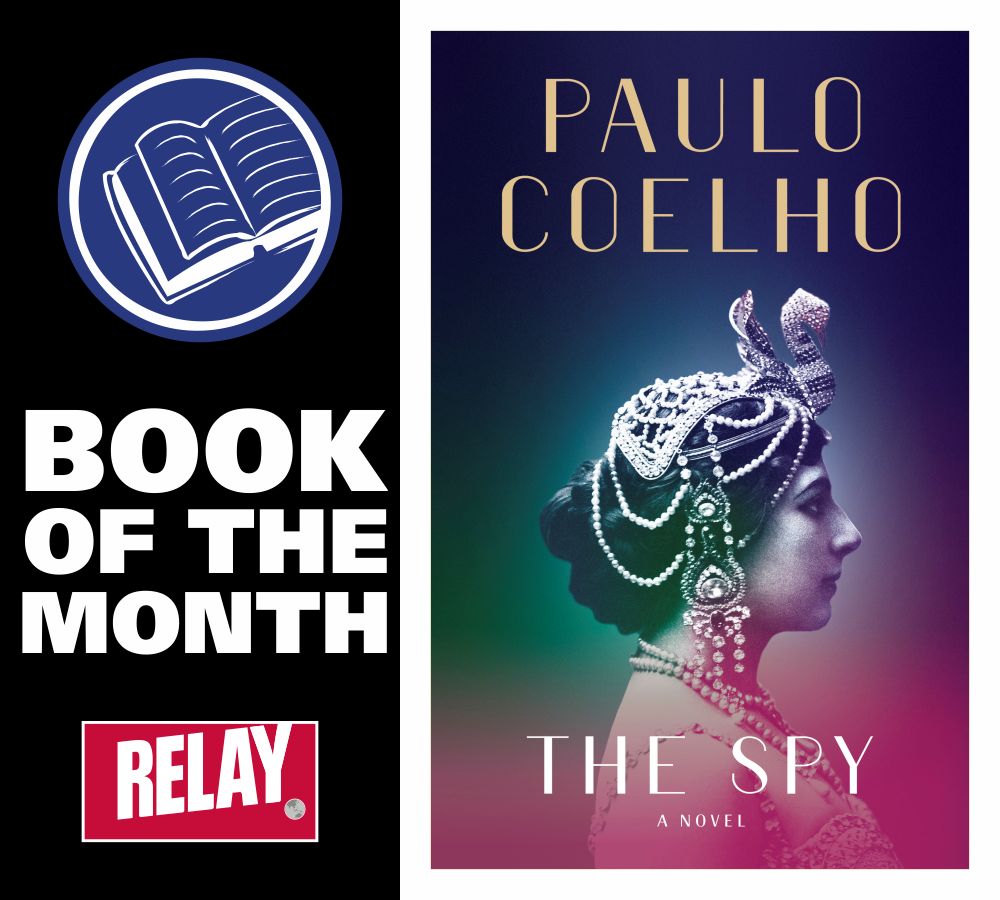 RelayIndia's tweet photo. #RelayBookoftheMonth #TheSpy @paulocoelho @RelayIndia @Delhi_Airport @BLRAirport @CSIAMumbai @PenguinIndia https://t.co/ZtvdTaccp9