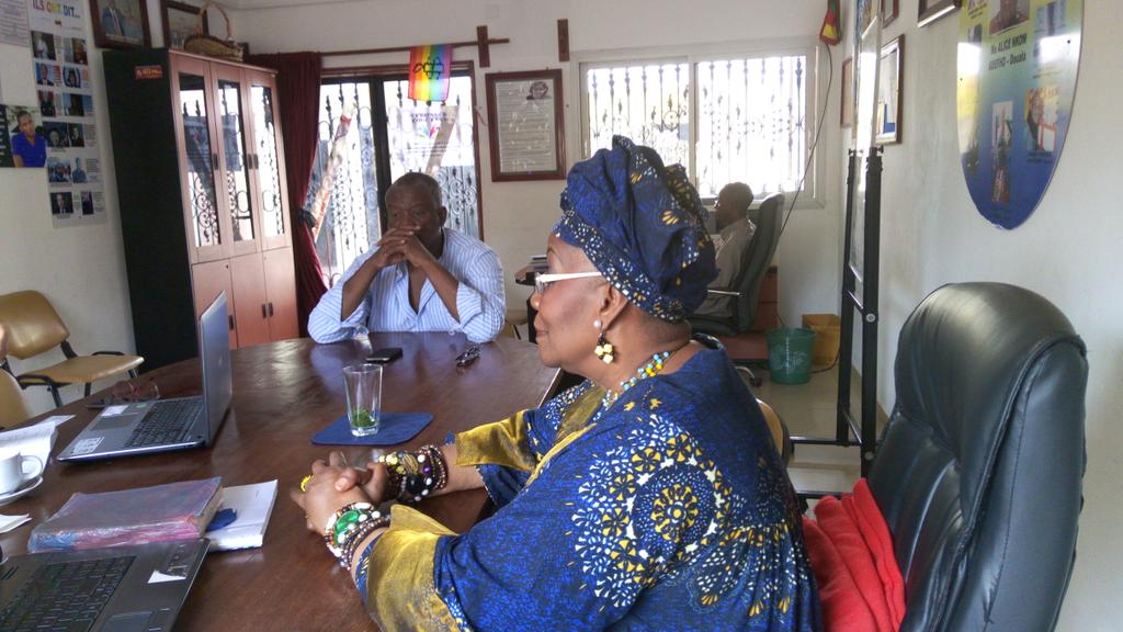 tiedjou's tweet photo. Rencontre intéressante avec l'évaluation de L'UE pour le projet @PanosAO @ADEFHOCAM Au #Cmr #civ Et #Senegal. Need to change  @AliceNkom https://t.co/diWkNCnsrQ