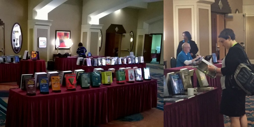 NCTM's tweet image. Attending the #PLCmath conference? Visit the #NCTM Bookstore, 7:00-3:30 and get 25% off all books &amp;amp; learn more about membership! #math