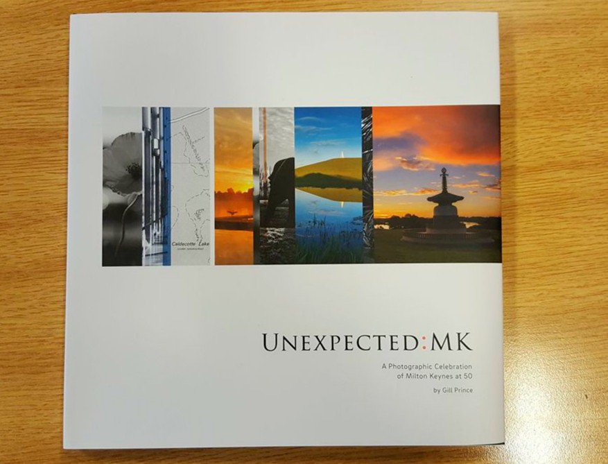 The fantastic Unexpected:MK by <a href="/GillPrincePhoto/">Gill Prince 💙</a> celebrating Milton Keynes 50th anniversary goes on sale today. We've got our copy! #MK50