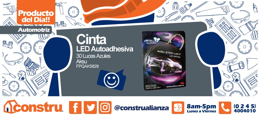 construalianza's tweet photo. #ProductoDelDia #06dic #cintaLED #autoadhesiva #automotriz #Guacara #ferreteria 02454004010 atencionalcliente@construalianza.com https://t.co/BcFN6nSWcA