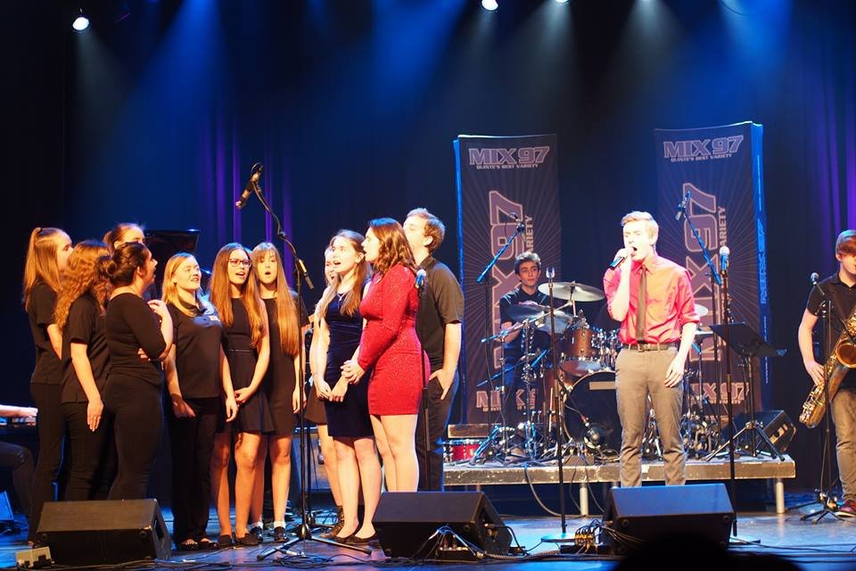 MusicCSS's tweet image. Great night @EmpireTheatre_ with @MIX97radio Christmas.  #cssmusicrocks @csschargers @HPEschools @ArtsCSS