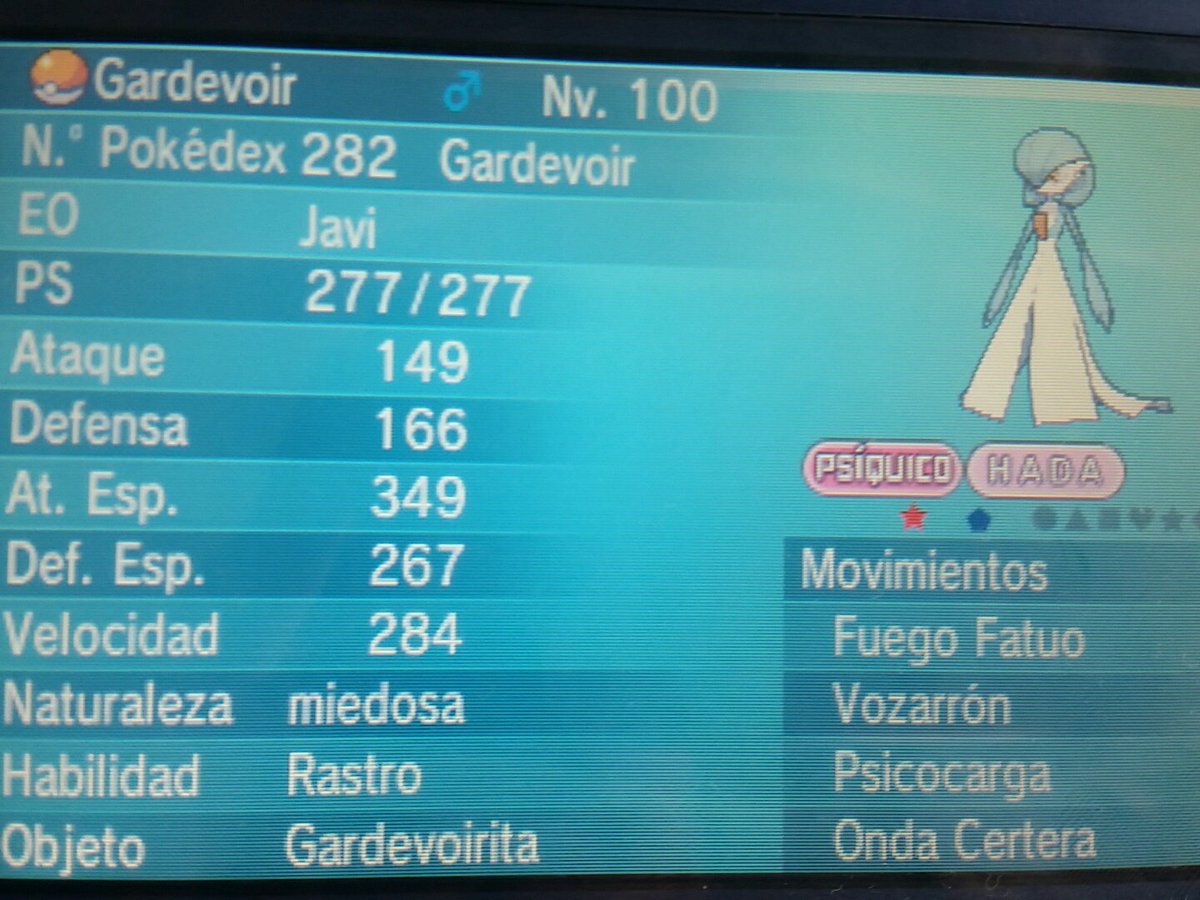 ysantaspascuas's tweet photo. RT A ESTE TUIT + SEGUIRME PARA GANAR A MEGA GARDEVOIR SHINY PERFECTA!!! GANADOR EN 10 MINUTOS!!! #Blessurintercambios 🙏 https://t.co/Jl3Ed88XdT