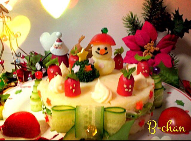 chan_b_chan's tweet photo. 🎄クリスマス🎄に ポテトサラダケーキ🎂

#クリスマス #お腹ペコリン部  #ポテトサラダ  #クリスマスケーキ #手作り

https://t.co/oDRYoZiDmm https://t.co/LuAZUPLUL2