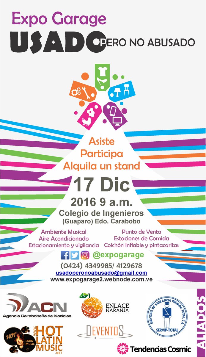 Deventosgroup's tweet photo. Seguimos apoyando a nuestros amigos de @ExpoGarage ensu 2da edición el sábado #17D en el coleg de ingenieros de Carabobo.. Allá nos vemos https://t.co/SK4oHVGQRX