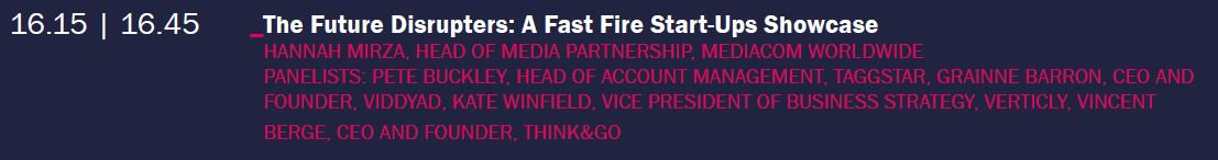 verticlyltd's tweet photo. VP of Business Strategy @KateWinfield presents @verticlyltd in the 'Fast Fire Showcase' #commercedisrupted Thanks for the invite @MediaComUK https://t.co/oM76Nzvue9