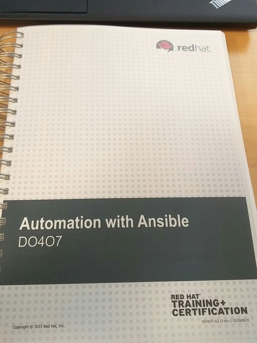 hubi80's tweet photo. Let's go with #Ansible. #RedHat training with #LinuxPolska https://t.co/ec97qCsuKR