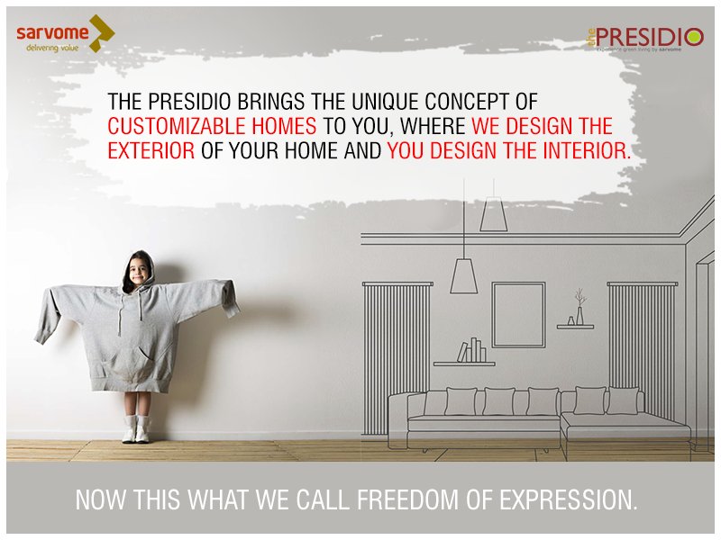 The_Presidio's tweet photo. Design your home..the way you want. 
https://t.co/nhnxy26WVy
#Sarvome #CustomizedHome #Faridabad #Beautifulhomes https://t.co/NrfMeakWdN