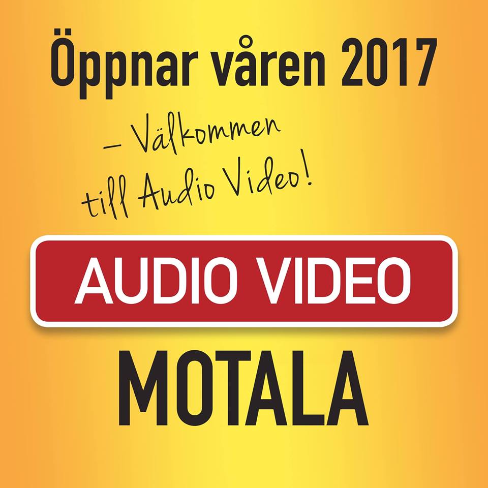 #Motala förstärker teknikutbudet med nya etableringen Audio Video som öppnar upp butik i centrum våren 2017: facebook.com/audiovideomota…