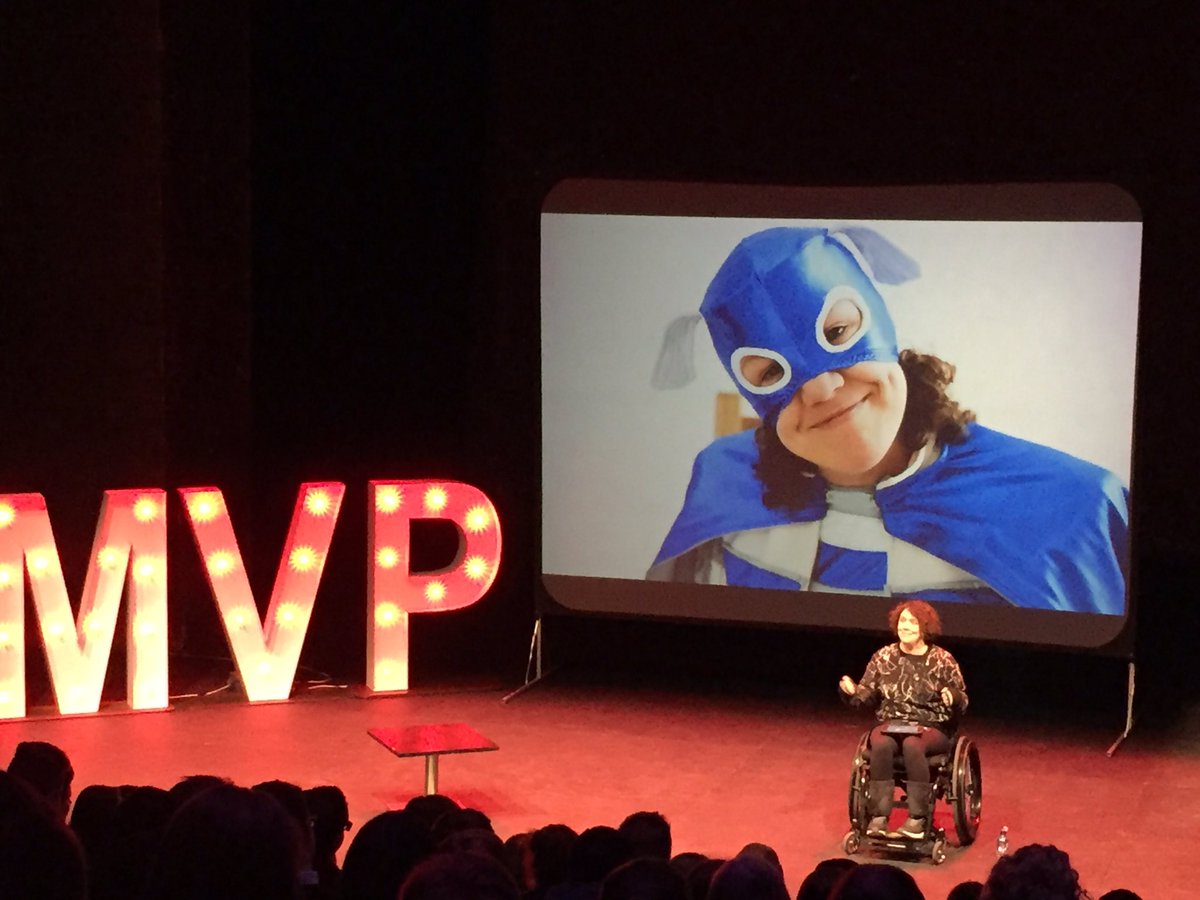 FalkirkHigh's tweet photo. Mentors from across the country being inspired by @touretteshero's Jess Thom #mvpscotland #iwill #togetherwecancreatechange https://t.co/0pBEXcYhYj