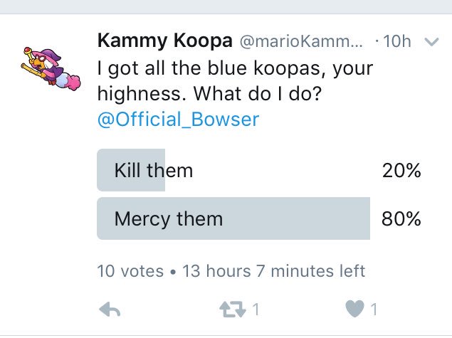 marioKammyKoopa's tweet photo. @Official_Bowser your highness, mercy them is winning. https://t.co/miCXNBzzlU