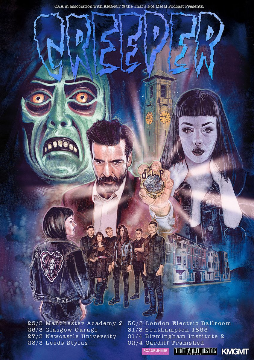 Who else will we be seeing in the crowds of this tour? 💀💜 <a href="/creepercultuk/">C R E E P E R</a>