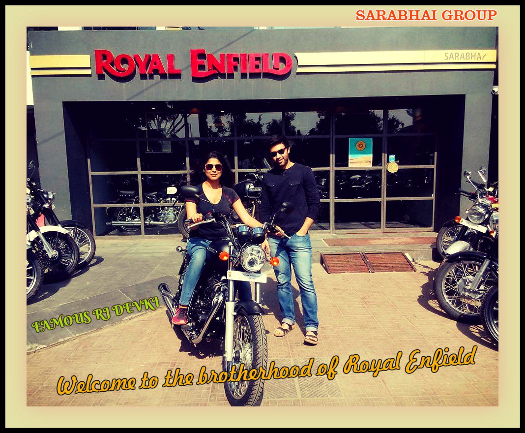 SarabhaiGroups's tweet photo. Congratulation...R.J Devki
Welcome to the brotherhood of #RoyalEnfield.
#SarabhaiGroup @sidlal #RjDevki https://t.co/v1b4nfsR3Q