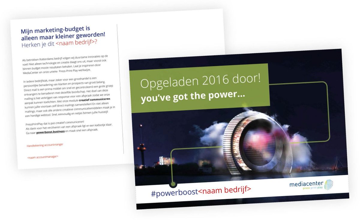 Powerboost jouw business met <a href="/Groenmedia/">Groen Media Leiden</a>! Maak nog snel een afspraak via buff.ly/2h2eY9v #Powerboost #B2B #business #chance #change