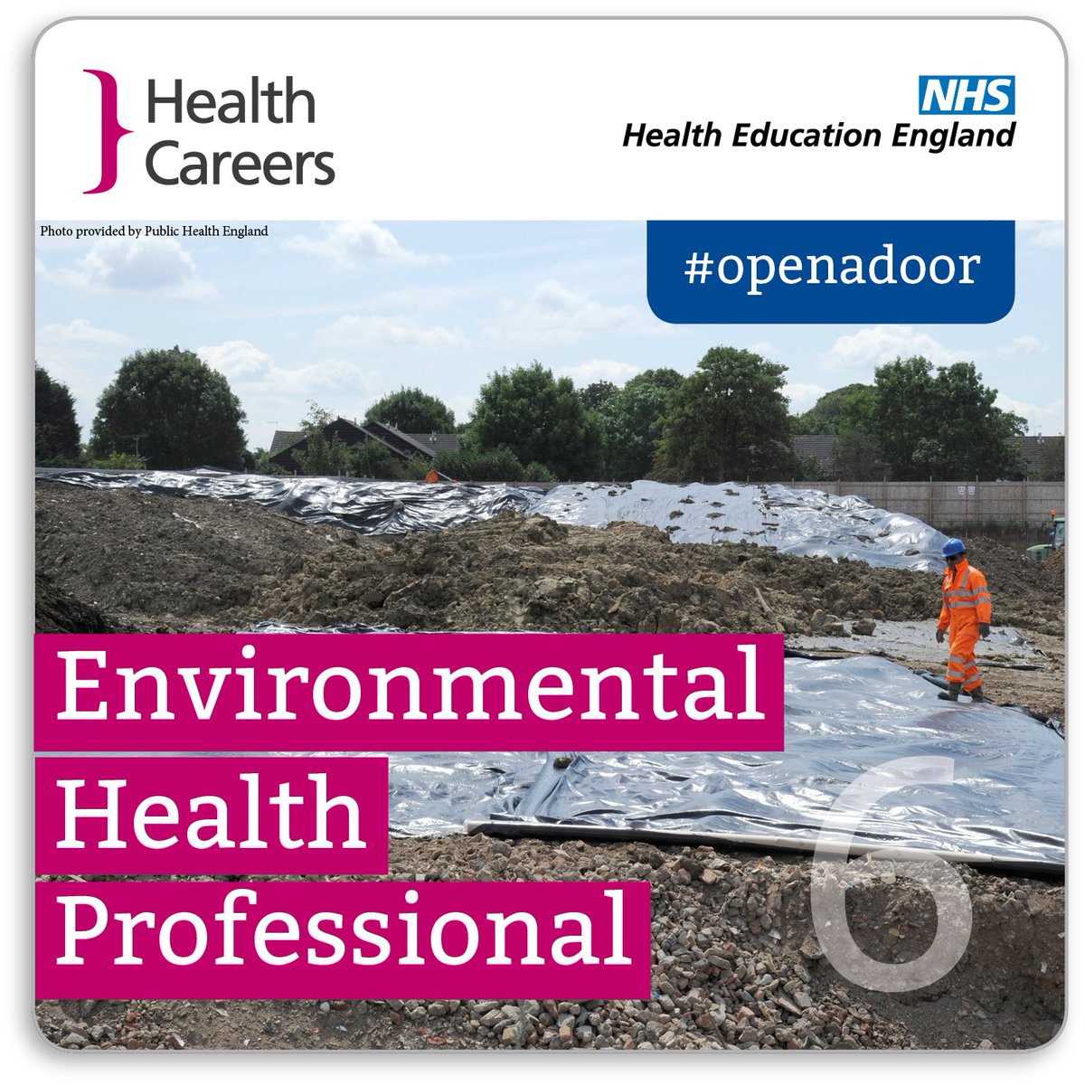 HealthCareersUK's tweet photo. Another day another #openadoor! Find out about working as an environmental health professional https://t.co/Y82eGZUX1z https://t.co/qUg4MKBA01