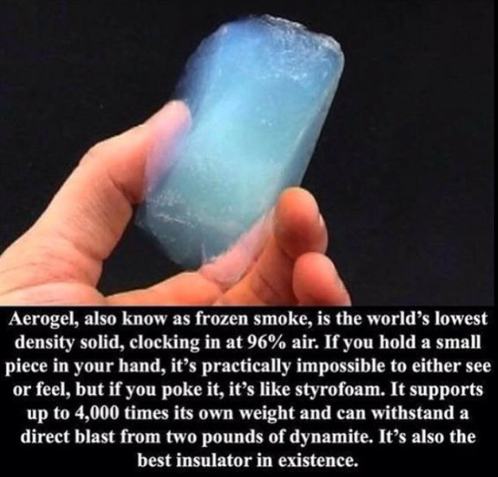 MMArchitecture's tweet photo. Aerogel... Very interesting material 😱 #aerogel #frozensmoke #material #creativity #materiales #innovate #innovacion #future https://t.co/pBQaVaBppY
