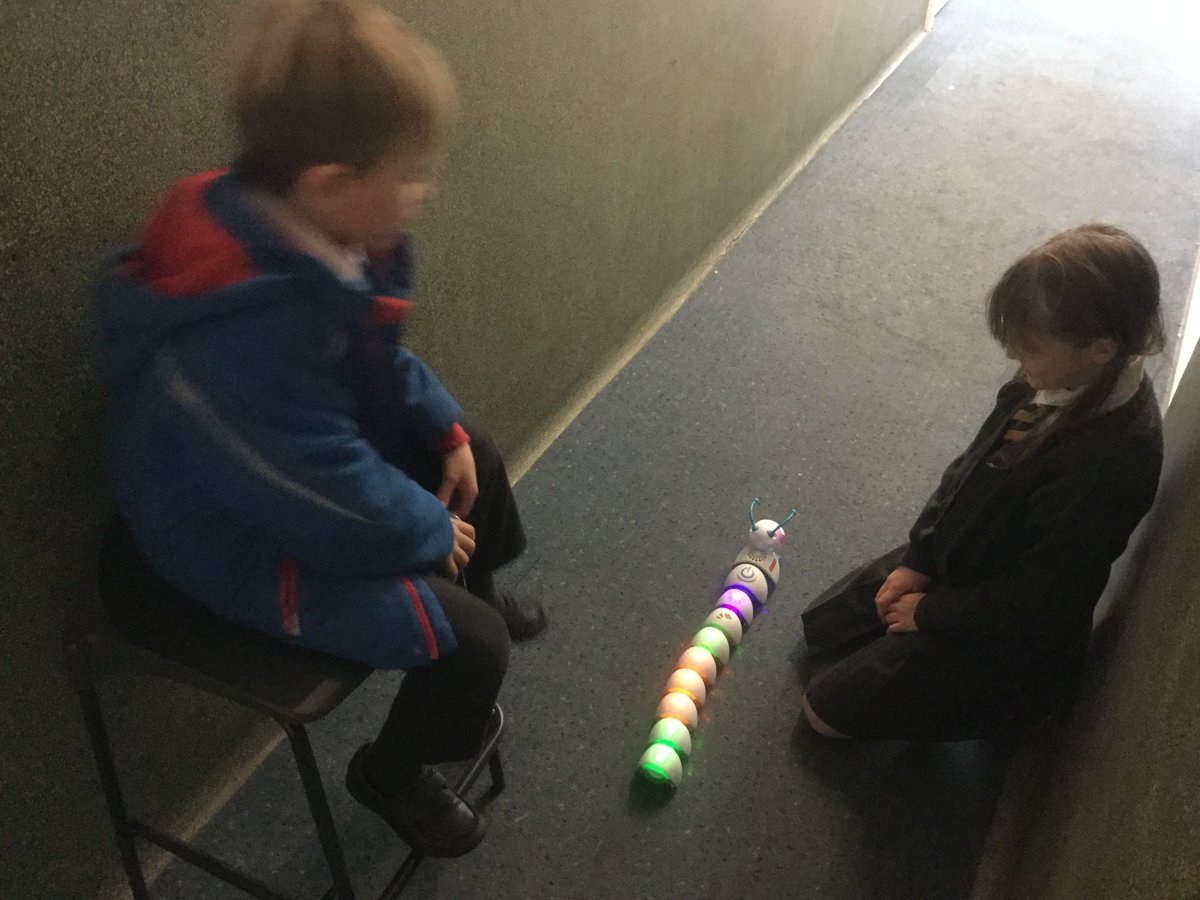 Whyteleafe_sch's tweet photo. Another busy @CodeClub with children using #codeapillar, @Raspberry_Pi and @scratch, and the new #bbcmicrobit inventor kit from @Kitronik https://t.co/g4eA4zO0Ib