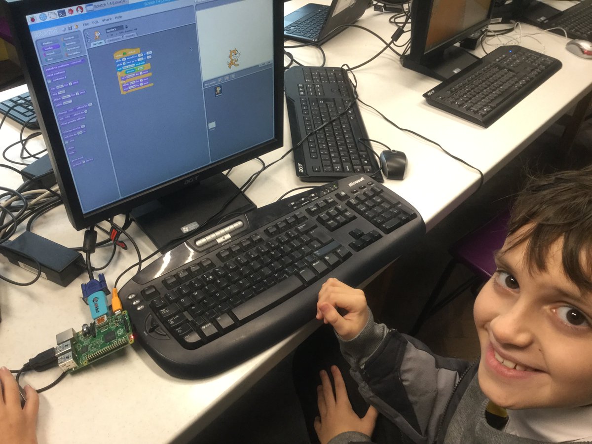 Whyteleafe_sch's tweet photo. Another busy @CodeClub with children using #codeapillar, @Raspberry_Pi and @scratch, and the new #bbcmicrobit inventor kit from @Kitronik https://t.co/g4eA4zO0Ib