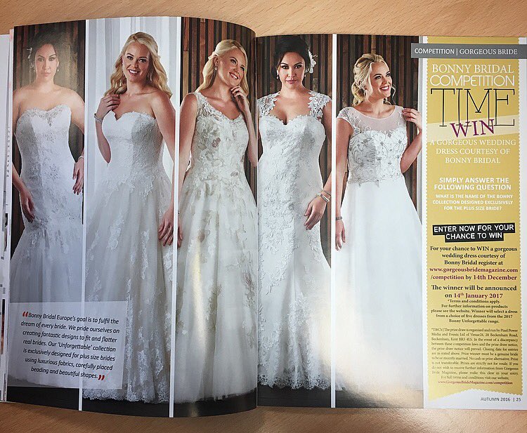 COMPETITION TIME!!! 🎉🌟🍷 WIN A FREE BONNY BRIDAL WEDDING DRESS through <a href="/gorgeousbrideuk/">Gorgeous Bride Mag</a> 
To Enter, go to gorgeousbridemagazine.com/competition/
