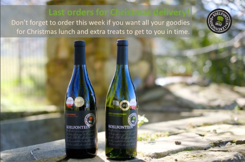 KoelfonteinFarm's tweet photo. Last orders for Christmas delivery! https://t.co/KAkaATopwY
