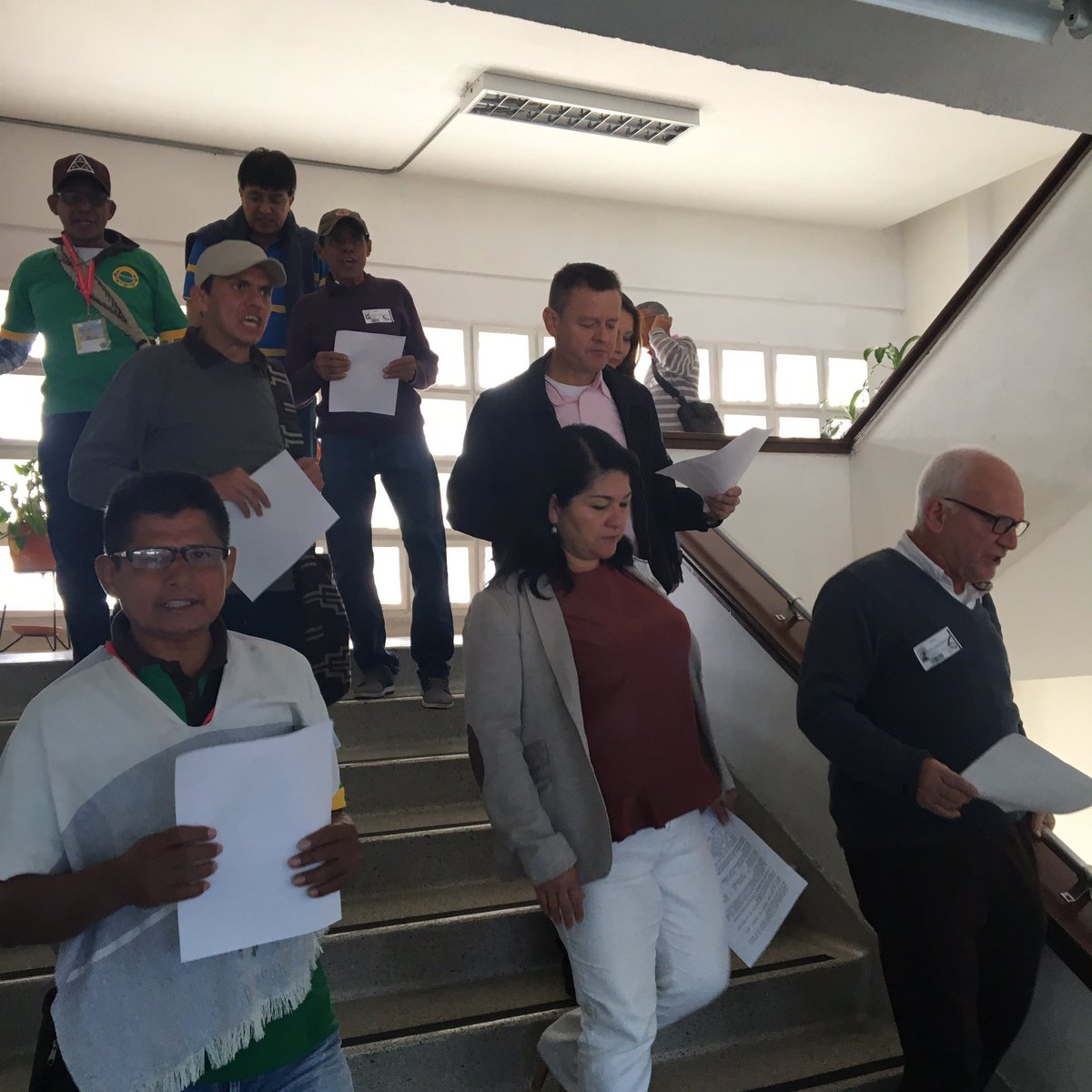 cutcolombia's tweet image. A esta hora se realiza mitin de @SINTRAINCODER en protesta por el despido de más de 500 trabajadores del #INCODER. Foto: @estefanisuper