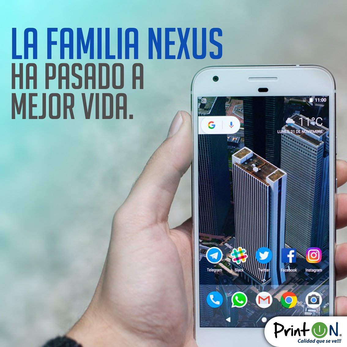 PrintOnPTY's tweet photo. Un nuevo comienzo para la familia Nexus. #innovation #hightech #android #gadgets #techonoly #printonpty #printon #calidadqueseve https://t.co/ldYGJmCi33