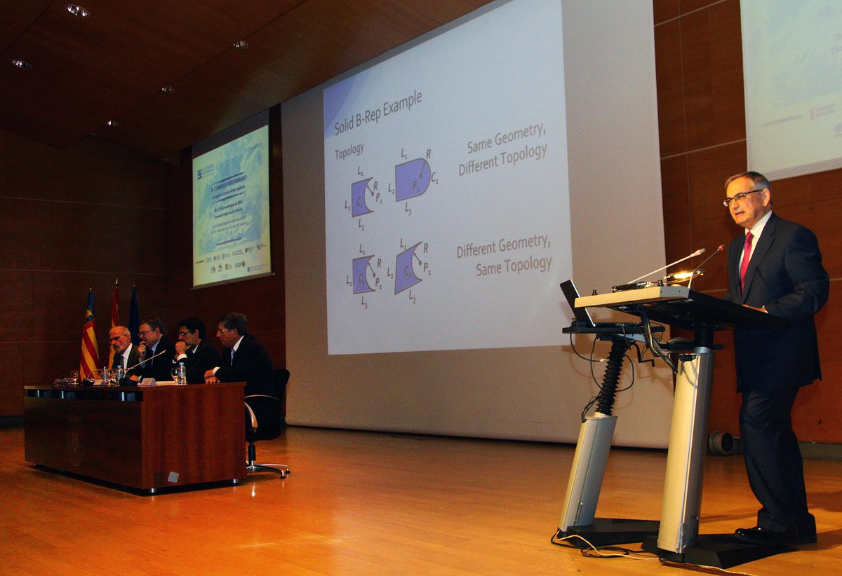 El Secretario Autonómico, Josep Vicent Boira, nos deleitó con la Conferencia inaugural sobre El Corredor Mediterráneo <a href="/corredormediter/">CorredorMediterráneo</a>